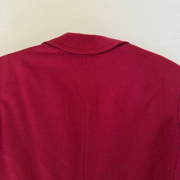 Pendleton Vintage Classic Wool Blazer | Garnet Red | One Button | Fully Lined | - Picture 13 of 15